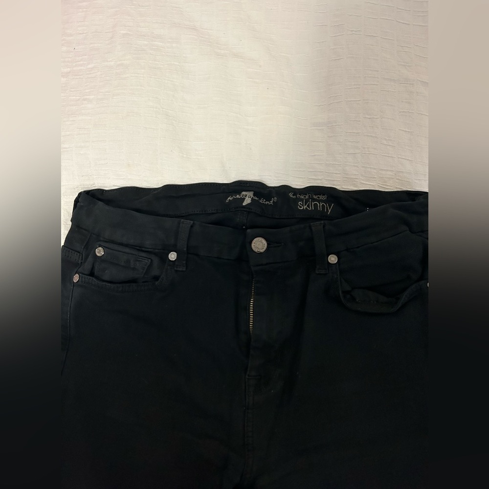 7 for All Mankind - High Waist Skinny Jeans